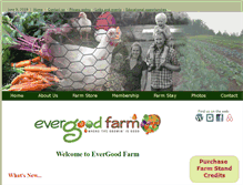 Tablet Screenshot of evergoodfarm.com